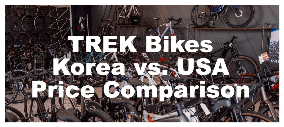 Trek Bikes: Korea vs. USA Price Comparison — March 2026